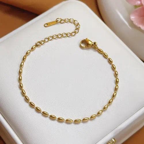 Pulsera elegante granos de arroz