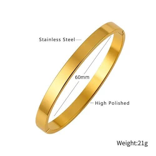 Brazalete estilo Cartier simple solido